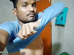 I was having fun by shaking my cock part1