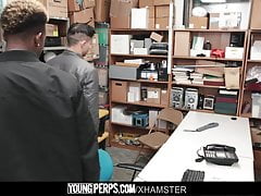 YoungPerps - Security Guard Stuffs A Thiefs Smooth Hole