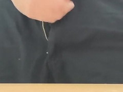 Jerking off in the Office