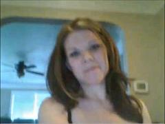 Busty MILF Shows Milky Tits: Big Tits, Amateur Brunette Porn