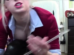 Hot Slut Teacher Caught Masturbating Live