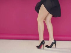 Mila Aljenka's Lingerie & Stockings Show - Solo Female Voyeur