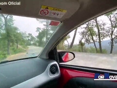 Vanessa Colombiana - Mature Colombian Redhead GILF Picked Up From The Street To Fuck In Car - POV Blowjob