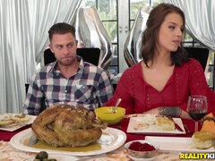 Happy Fucksgiving - Seth Gamble has sneaky Thanksgiving sex with his MIL and handjob from his girlfriend at inlaws house