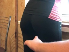 Fucks with step Daddy and Talking to Mom on the Phone - Russian Amateur Video with Conversation