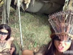 Hot Lesbian Amazons Dominate Slave - Alexis Crystal & Vinna Reed Wild POV Sex