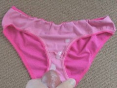 Pink Panty Male orgasm 03