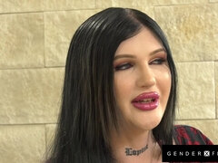 GenderXFilms - Big Lipped Trans IR Got Laid By SugarDaddy