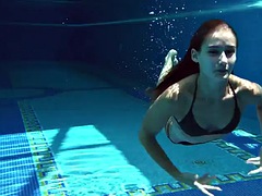 Tiffany Tatum gets horny and sexy in the pool