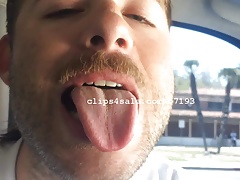 Tongue Fetish - Luke Tongue and Moaning Video 3