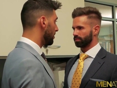 MENATPLAY Suited Boys Dani Robles And Mick Stallone Ass fucking Plumb