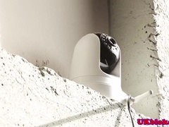 Muscle Jock Watched While Pounding Tight Butt