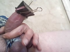 Cock and ball pain with cum