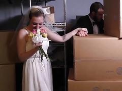 Cliff Jensen and Damien Kyle sneak away from a wedding