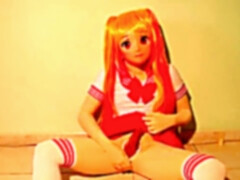 kigurumi jizzing with dildo