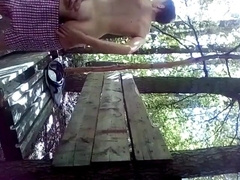 Outdoor Handjob for Horny Amateurs