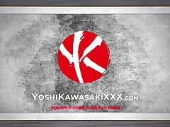 YOSHIKAWASAKIXXX - Yoshi Kawasaki Inserts Massive Dildoes