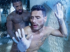 Josh Moore riding on the big black dick of Reign