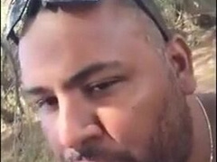 Hunk deepthroating and licking