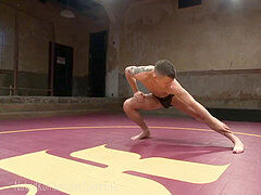 bare otters In Pup fight