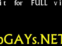 Two horny dudes take turns deepthroating each other's hard cocks