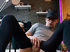 KinkyChrisX - Just a guy fucking his toy in pantyhose