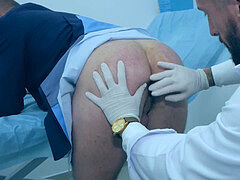 Draped, gay sex, gay doctor horny