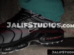 Euro thug Ptit Pain gags Tony with thick cock before wild anal