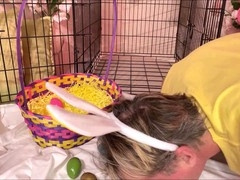 Easter horror story with dad Dom Rod and some naughty toy action