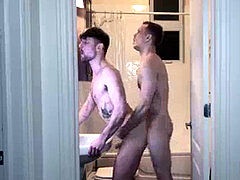 bathroom lovemaking With gay Brother- Drew Dixon, Ethan Chase