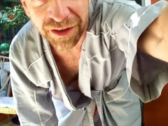 Hairyartist Gardening In My Bathrobe