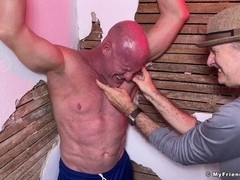 Stand-up dev struggles against tickling while all tied up