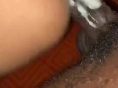 Draped Black Jock Gets Youngsters Crevasse To Juice All Over His Thick Trouser Snake