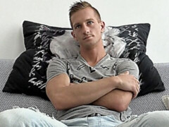 Blue-eyed scrawny slut gets fucked in the ass hard