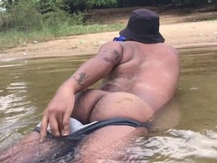 Bushy, shore, throat fucking