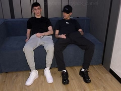 Two Friends Are Watching Tv