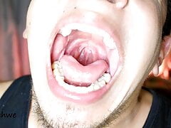 Hot tongues with lots of saliva
