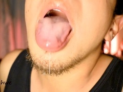 Tongue, open-mouth, tongue-fetish