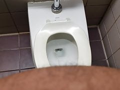 Marked the restroom stall at work