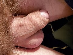 Soft grandpa shavebrush penis stuffed inside my circumcised skin