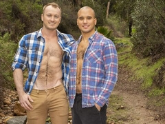 Frankie fucks Brayden outdoors and indoors