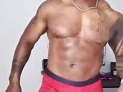 Big cock black bodybuilder