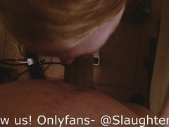 POINT OF VIEW My BIG BLACK COCK gets idolized by cub