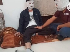 Amateur straight guy Desi__Panda has his first time with a straight friend