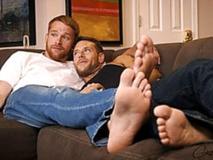 Sexy sex with two hunky gay dudes with hard cocks