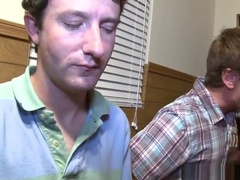 Straight amateurs humiliated with cocksucking