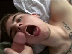 Skater loses Bet Has to ATM Swallow Cum 3