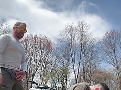 Redd uses Sonn four wheeling in the mountains.