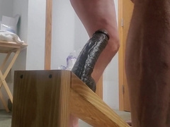 Spending Some Time Bouncing Up And Down On Five Wonderful Dildos!