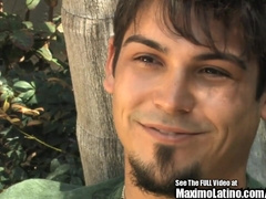 Guitar Toying sleazy twunk Milks Off His Latino lollipop